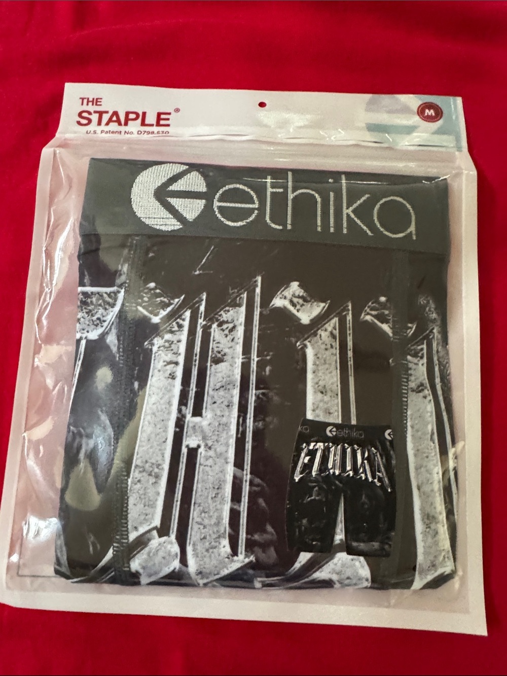 🛑NEW Ethika Staple Fit Pray for Me Print Boxers Size Medium